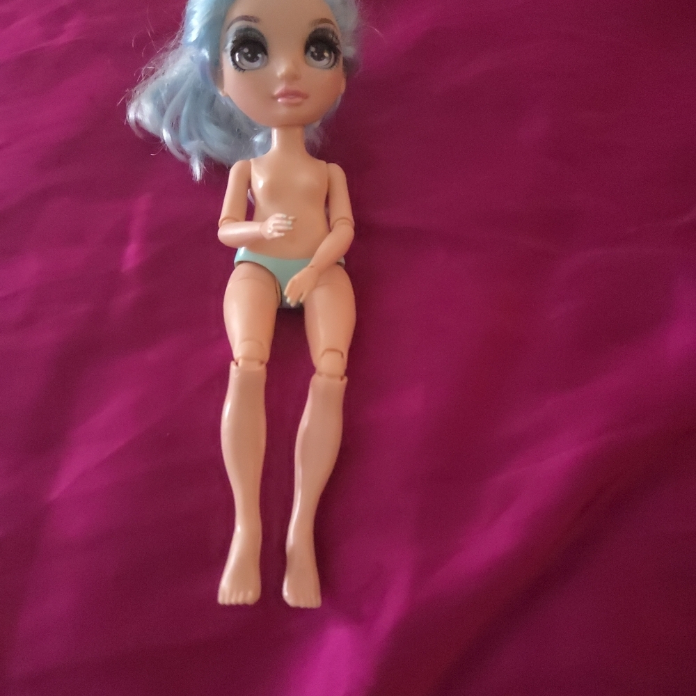 Blue-Haired Fashion Doll